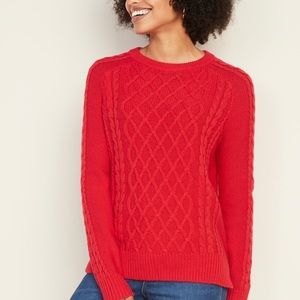 Textured Crew-Neck Sweater